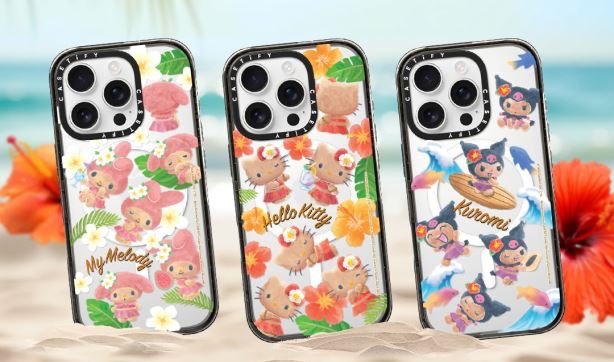 曬黑 Kitty 來了!CASETiFY 推出 Sun-Kissed 三麗鷗家族系列手機殼,限時七天販售