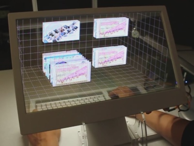 未來科技再現：3D 空間電腦，透明螢幕的殺手級應用