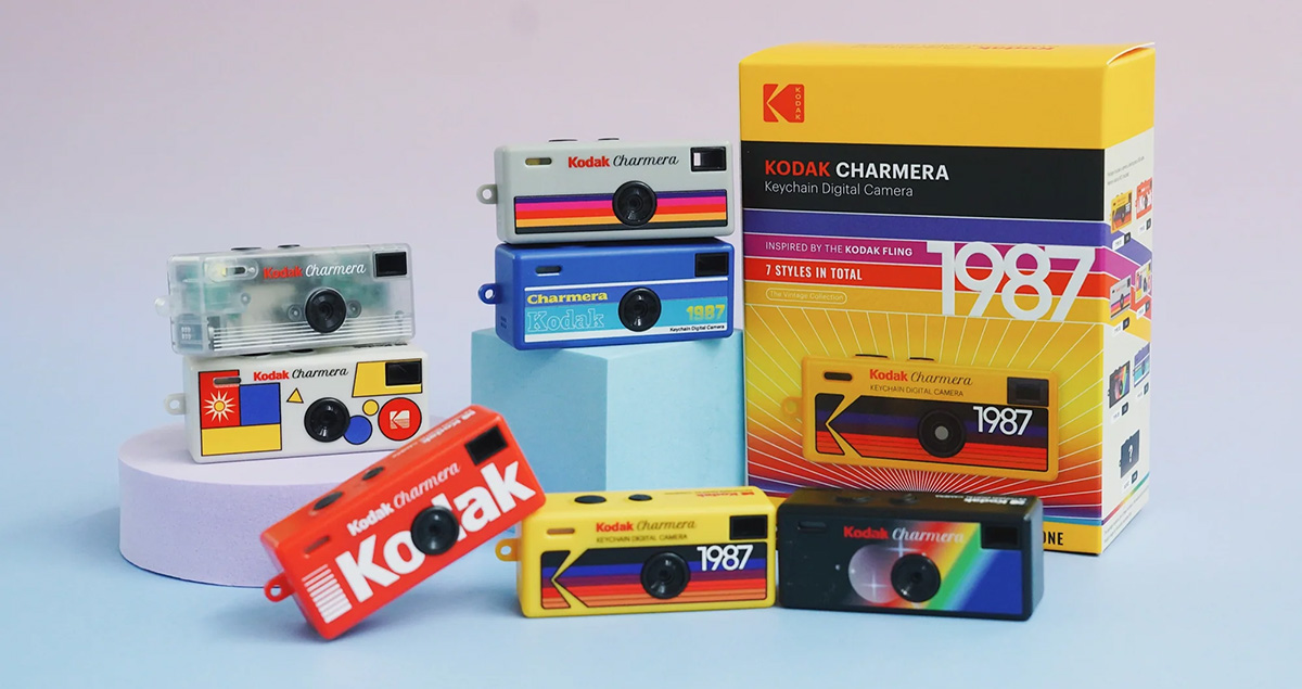 柯達推出 Kodak Charmera 鑰匙圈數位相機盲盒：結合復古風與收集樂趣的新玩意