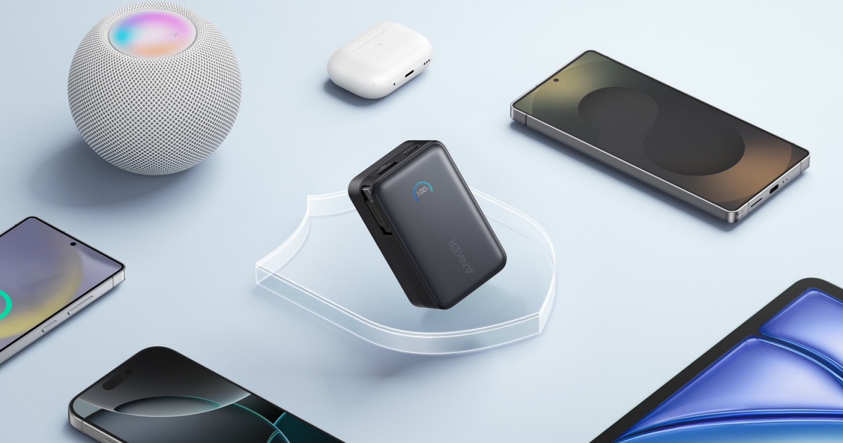 ANKER 推出「羽量級」A1638 伸縮線行充!支援 10000mAh 與 45W 快充,五款熱銷品進駐 7-ELEVEN