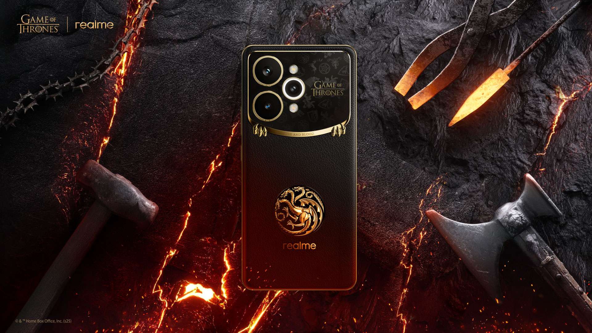realme 推出《權力遊戲》聯名 realme 15 Pro 限量版,首創「龍焰變色技術」登場
