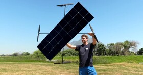DIY 父子檔打造「零電池」太陽能無人機，下一步要拚世界最長續航紀錄！