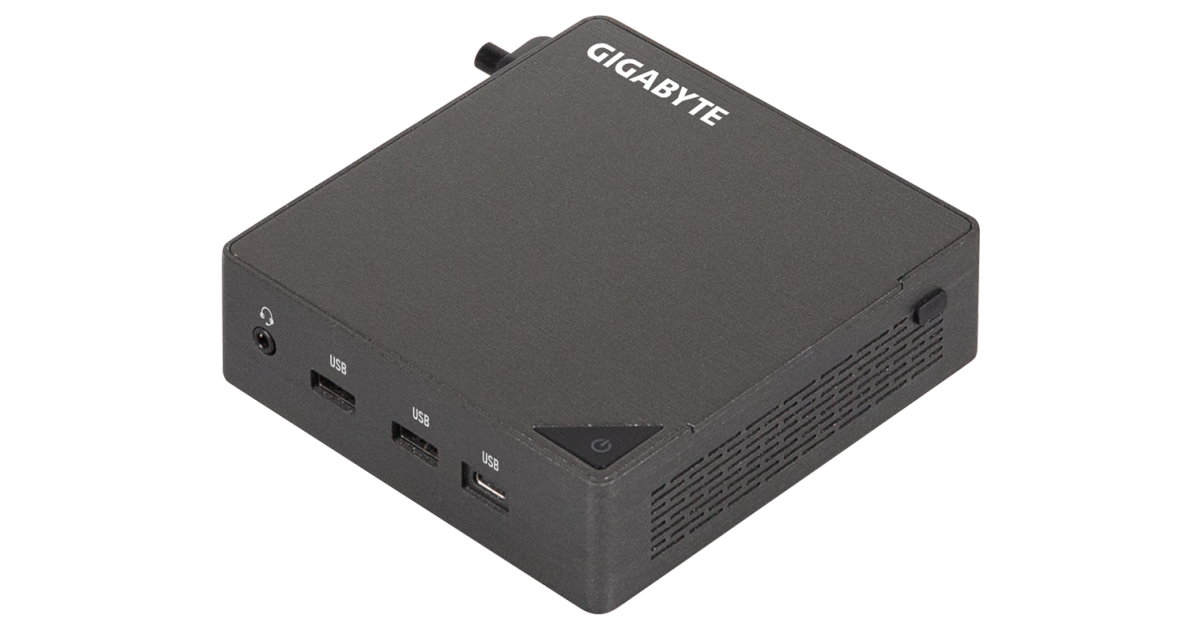 GIGABYTE BRIX GB-BRU7-255H迷你電腦體積僅0.46公升，搭載16核心Intel Core Ultra 7 255H處理器