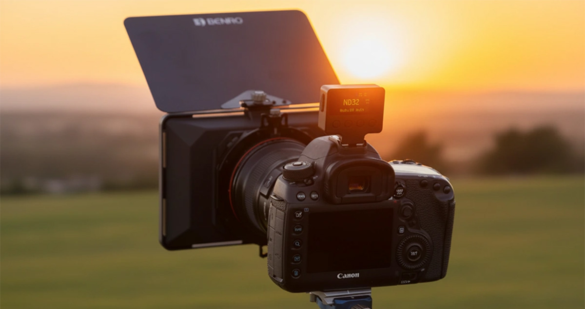 告別手動旋轉！Benro 發表 NE1 電子式可變 ND 濾鏡，引領自動曝光新時代