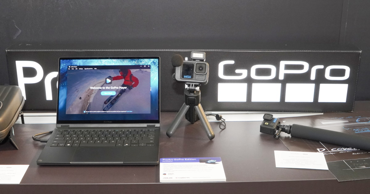 ProArt X GoPro強強聯手，Asus推出聯名影音創作者翻轉筆電