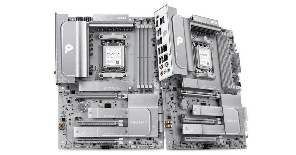 【CES 2026】白色控注意！MSI 推出 PRO MAX 系列，主機板、電源到機殼全白化，重新定義商務美學