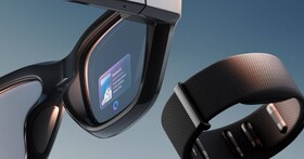 Meta Ray-Ban 智慧眼鏡加入「讀稿機」，EMG 手環實現空手寫字