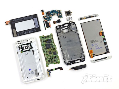 New HTC One 拆解，裡面到底有什麼？