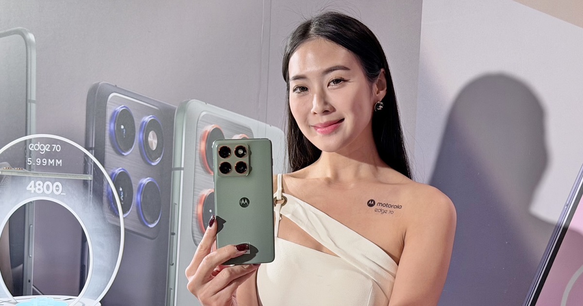 Motorola edge 70 上市：5.99mm 超薄機身、4800mAh 矽碳電池，售價 16,990 元