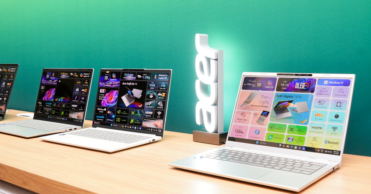 Acer於CES 26發表多款Copilot+ PC筆記型電腦，還有破記錄業界最大觸覺回饋觸控板