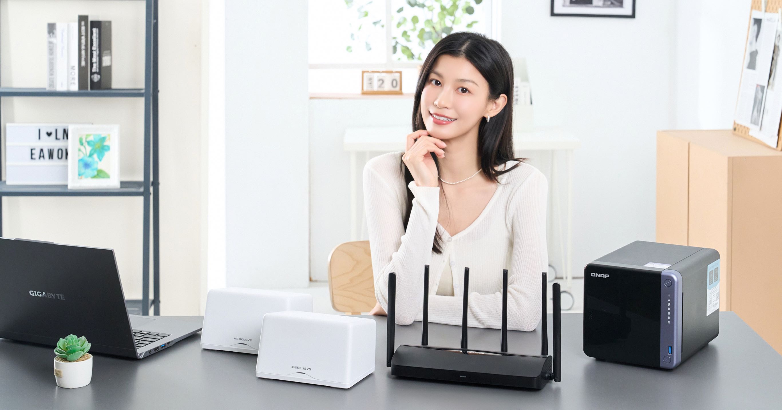 ⽤ AI ⽣成圖片、影片效率總是慢半拍？MERCUSYS 水星網路 Wi-Fi 7 路由器讓雲端 AI 創作更順暢