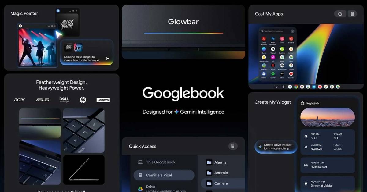Google 預告 Googlebook 強勢來襲，定位 Gemini AI 筆電將成 Android 領域新霸主！