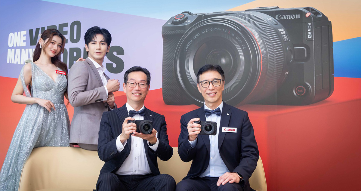 Canon 正式在台發表 EOS R6V 和 RF 20-50mm F4L IS USM PZ