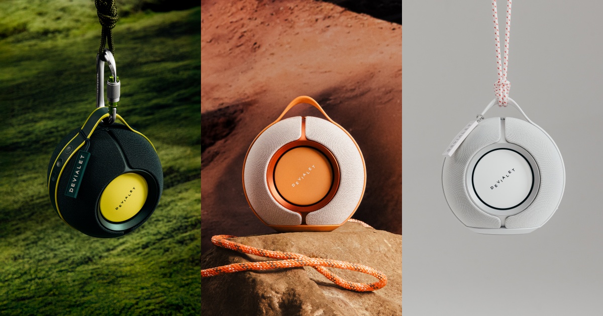 Devialet Mania  可攜式揚聲器推出夏季限定色系列！三款全新配色結合戶外機能風，售價 $35,990 元