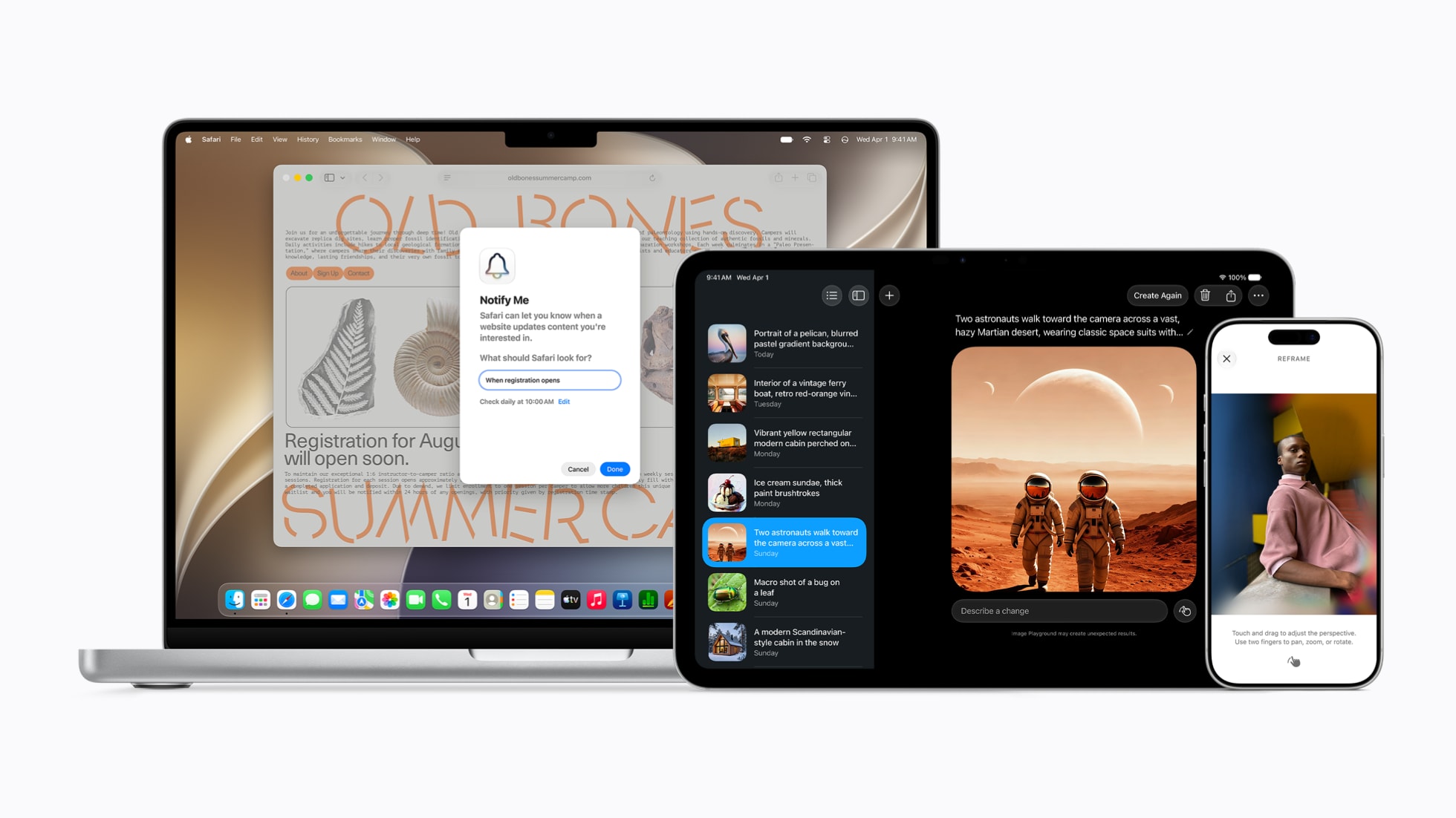 Apple Intelligence 到底可以做什麼？從修圖、生成圖片到自動整理網頁，Apple 一次揭曉 AI 應用藍圖