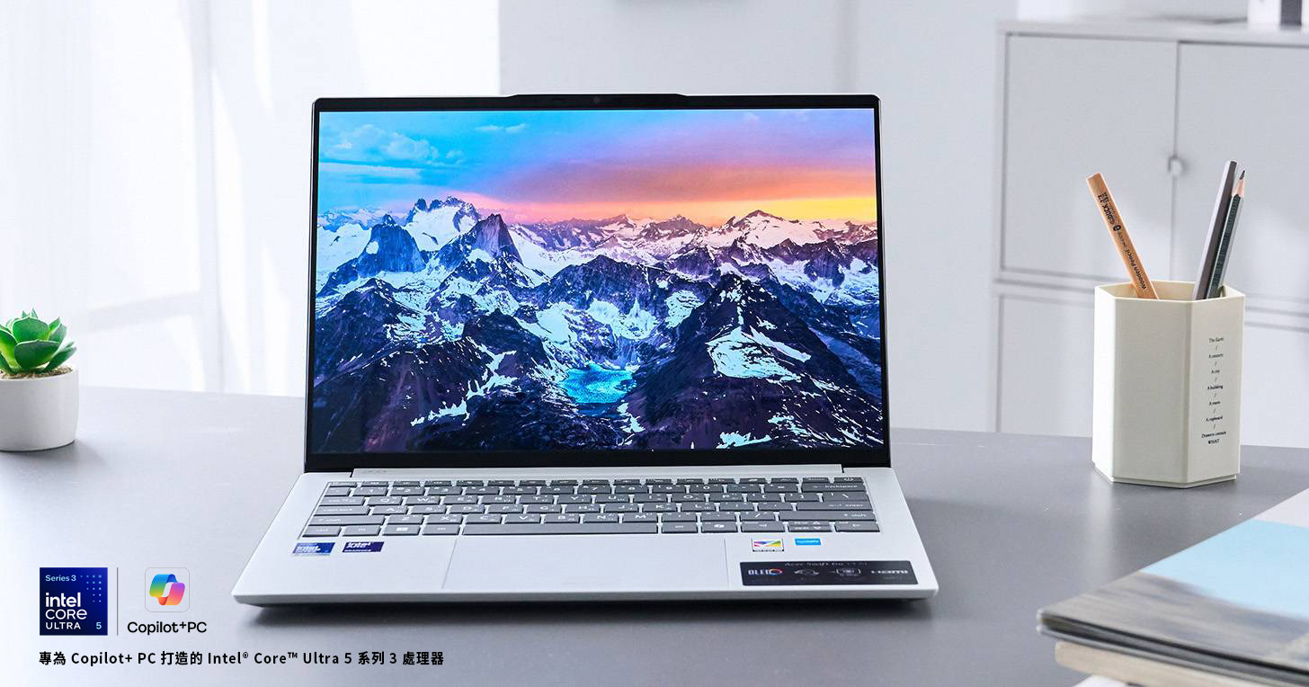 Acer Swift GO 14 AI 2026 版開箱實測：把全新 Intel Core Ultra 系列 3 處理器、OLED 顯示器與優雅操控整合在輕薄機身中