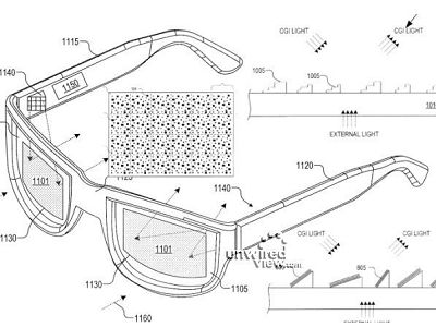 下一代 Google Glass 專利申請圖流出，長得更像正常眼鏡