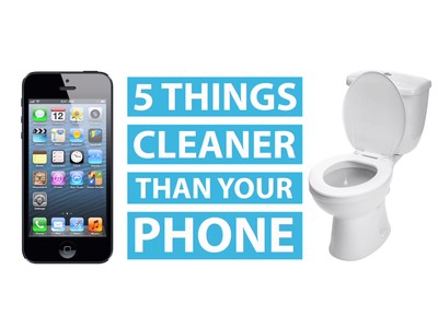 手機比馬桶還髒，含菌量高出馬桶20倍！
