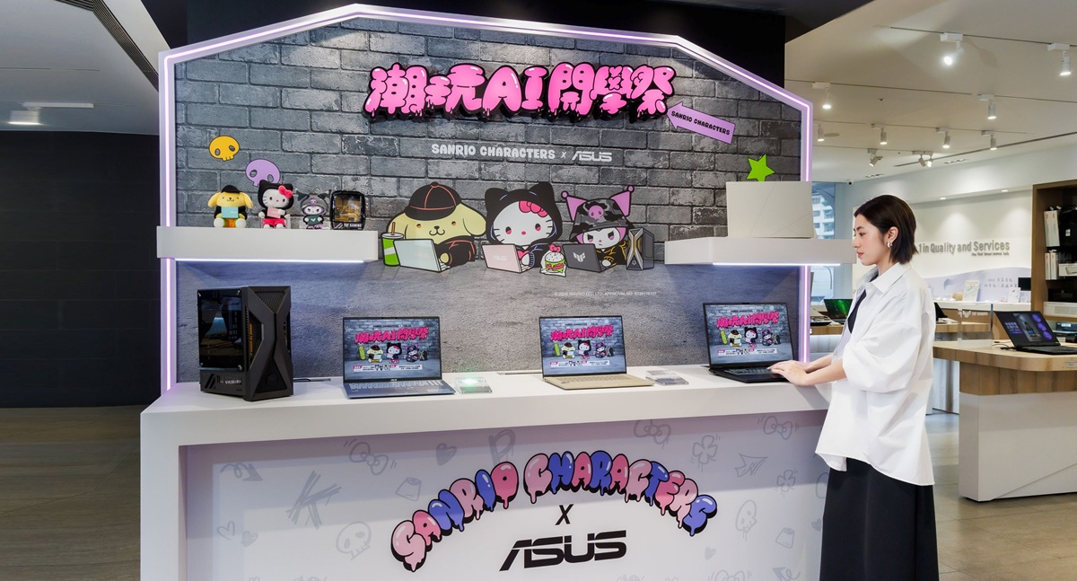 三麗鷗粉快搶！ASUS 聯名 Hello Kitty、酷洛米推出「潮玩 AI 開學祭」，買筆電送限定絨毛吊飾再抽機票