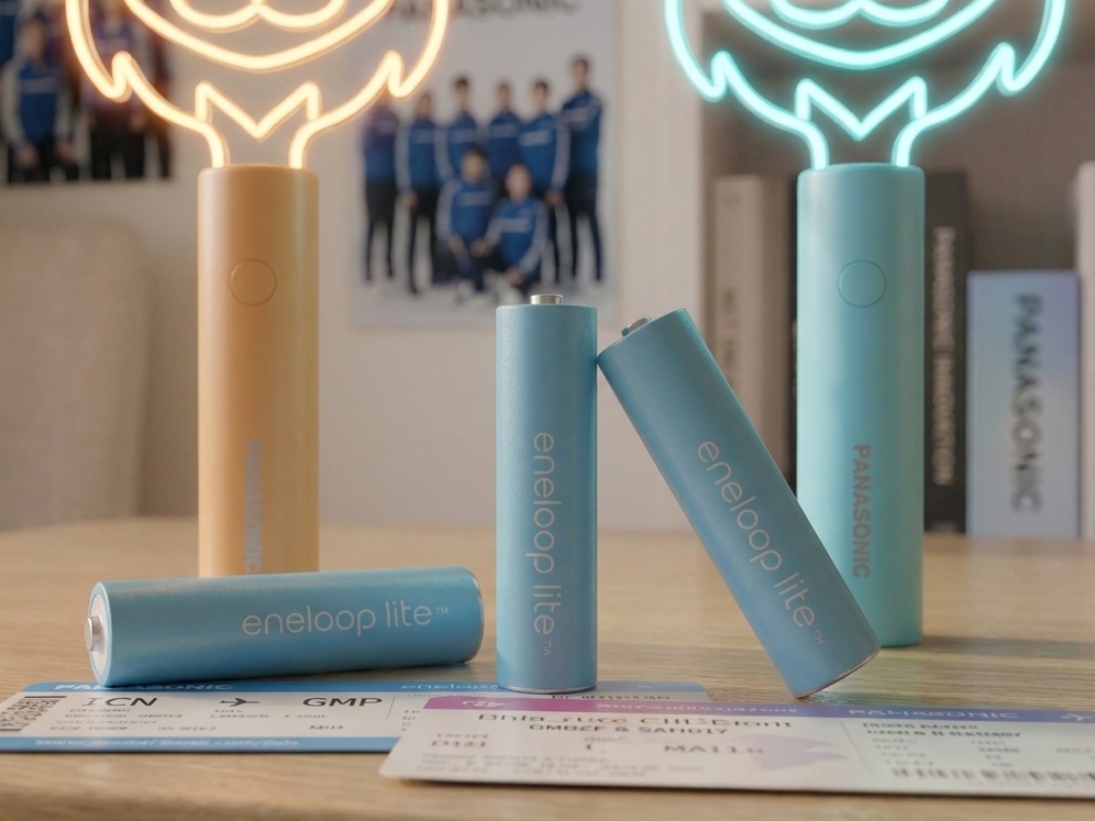 為手燈與遙控器而生，Panasonic eneloop LITE 充電電池登台，主打輕量化、5 年低自放電與 3,000 次循環