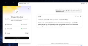 ChatGPT Work 可以模仿你的寫作風格了！串接 Gmail、Google Drive 掌握常用詞彙與用字習慣