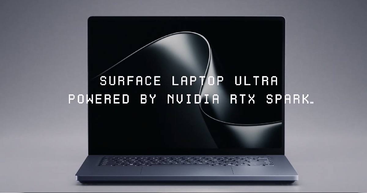 Microsoft與NVIDIA共同發表RTX Spark超級AI Surface Laptop Ultra筆電，10/16上市定價美金2,599元起