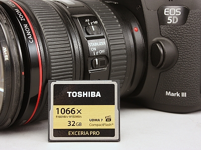 支援 4K 超高解析度錄影，Toshiba EXCERIA PRO 1066X CF 記憶卡實測