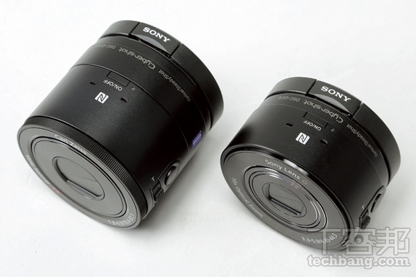 Sony Cyber-shot DSC-QX10、DSC-QX100 ：智慧型手機也能外掛相機