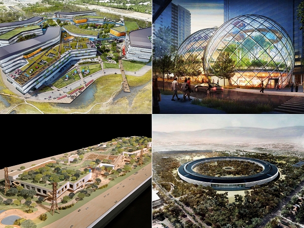 從 Apple 到 Amazon 興建的不僅是新總部也是彰顯科技統治地位的紀念館