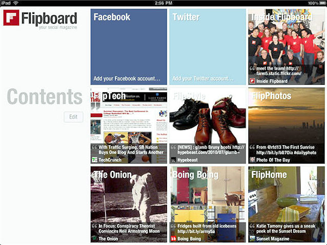 傳 Facebook 本月底可能推類 Flipboard 的新聞閱讀器，命名 Paper