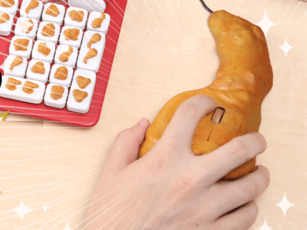 握住雞腿點兩下，日本肯德基的炸雞「鍵鼠」組