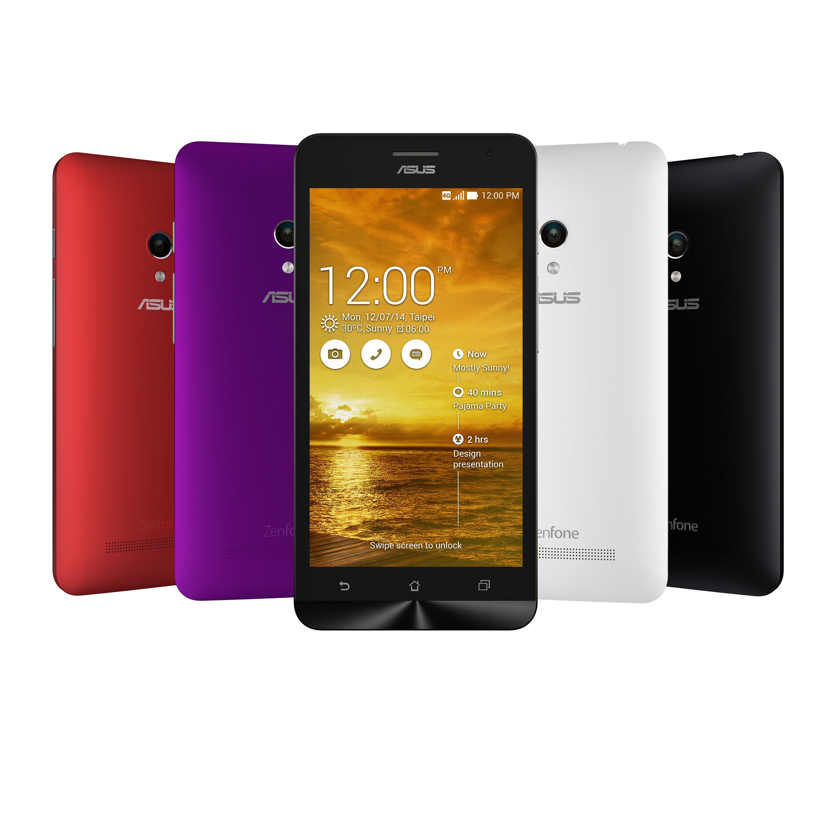 華碩暢銷智慧手機ZenFone 5 3G版「魔幻紫」新色限量到貨