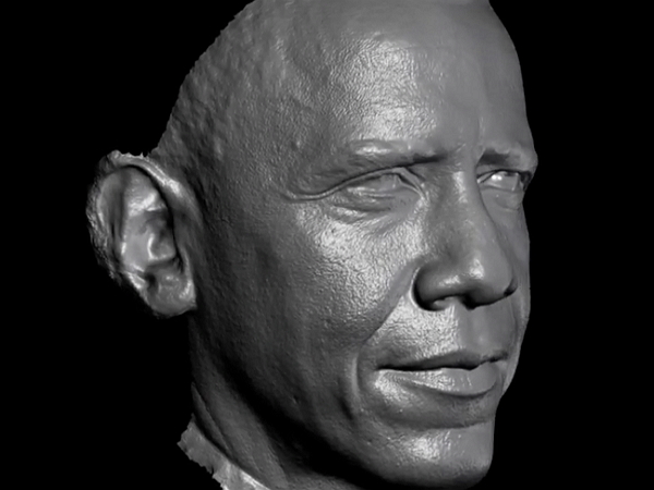 歐巴馬成為第一個臉部數據被3D化的美國總統