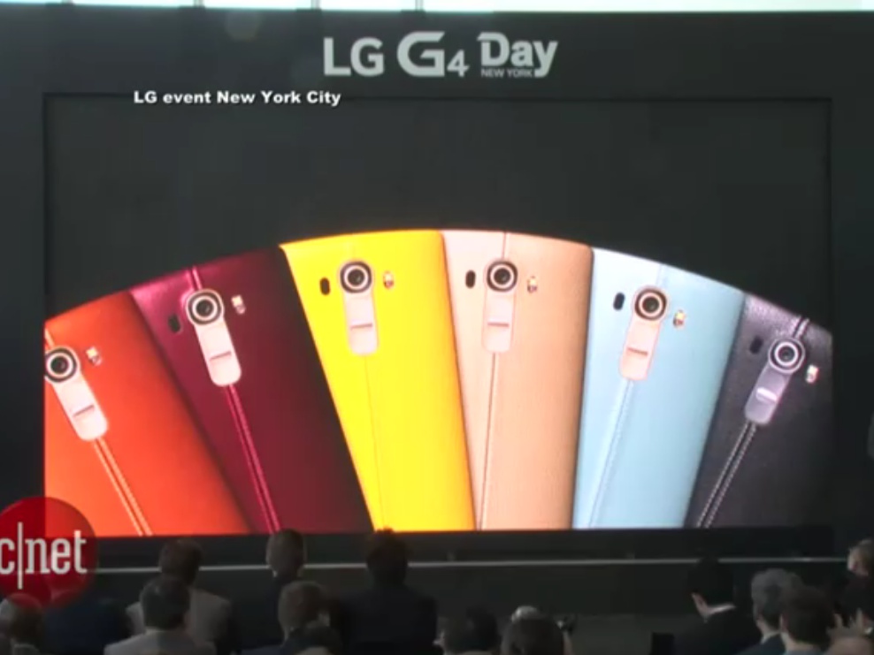 LG G4 發表：皮革背蓋、高通 808 處理器、F/1.8 大光圈