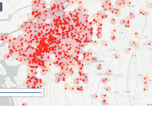 台南市登革熱疫情有多嚴重，來查台南市登革熱擴散地圖