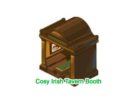 【Restaurant City】Cozy Irish Tavern Booth抽獎串