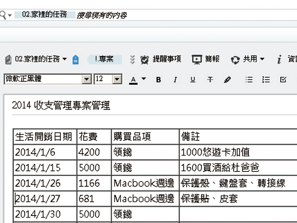 【Evernote密技】把Evernote當做聰明理財帳本