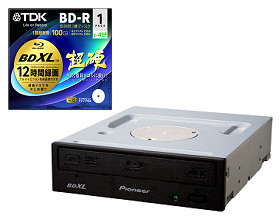 128GB 的 BDXL ，Pioneer BDR-206MBK 11月報到
