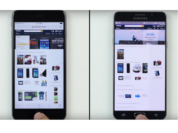 iPhone 6s Plus vs. Galaxy Note 5 處理速度測試