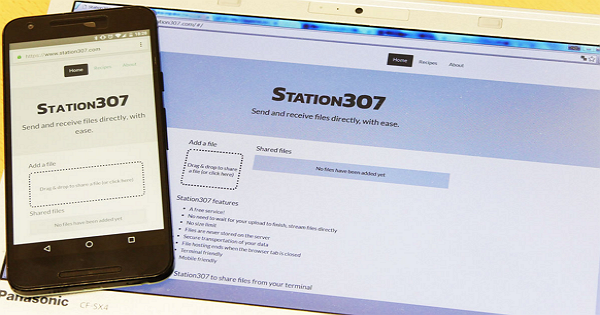 免註冊、免費且無檔案大小限制，Station 307讓手機、PC透過網頁就能互傳檔案