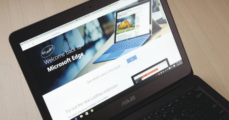 【Windows 10 年度重大更新新功能預覽】Edge瀏覽器支援延伸模組，效能提升