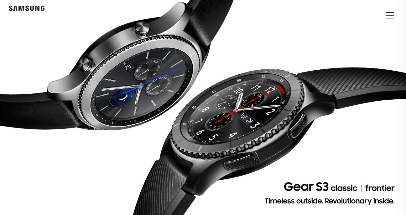 圓型智慧錶再添一款，Samsung 推 Gear S3 防水手錶