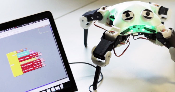 QuadBot機器人套件，親手製作擬態蜘蛛