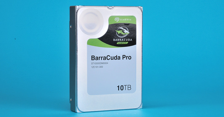 桌上型硬碟邁入 10TB 世代，Seagate BarraCuda Pro 10TB 實測