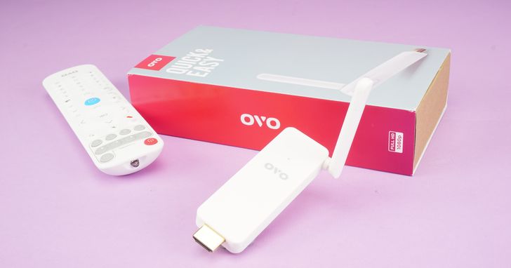 OVO 推出首款電視棒產品 OVO mini，即使在外出差旅遊，也能輕鬆看片追劇