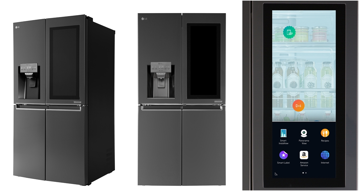 叫冰箱幫忙買菜，LG 推出搭載 Amazon Alexa 語音服務的 Smart Instaview 大冰箱