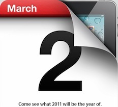 Apple iPad 2 Event 轉播就在今晚2點