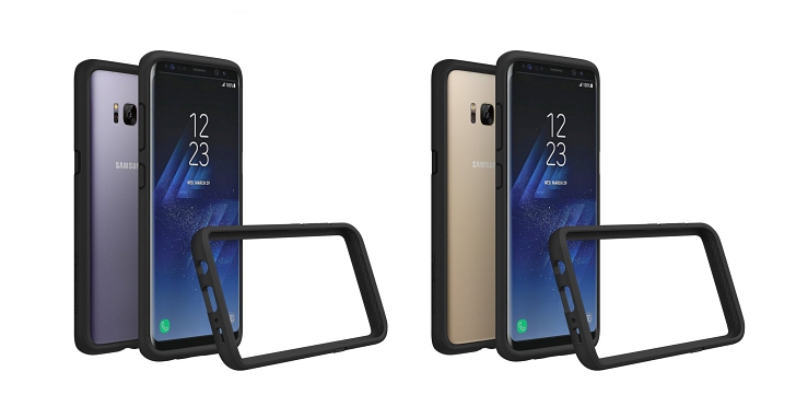 為雙曲面螢幕提供更完善的保障，台灣犀牛盾推出 Samsung S8/S8+ 專屬的防摔手機殼與滿版保護貼
