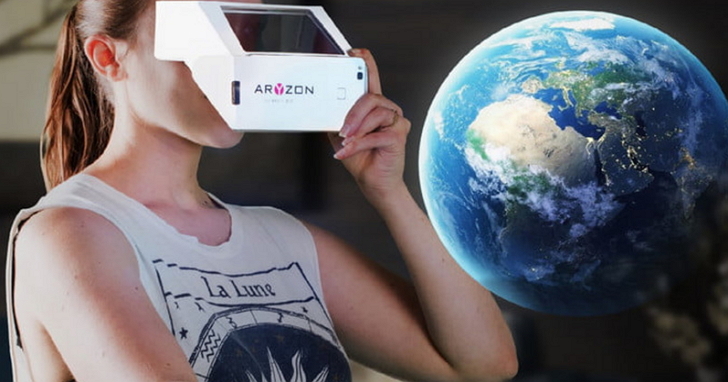 超越VR、Aryzon推出可與環境互動的紙板AR眼鏡，募資24小時便超出目標