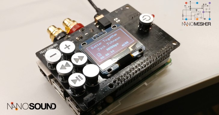 高音質播放器DIY，NanoSound套件將Raspberry Pi改裝成無線音響系統